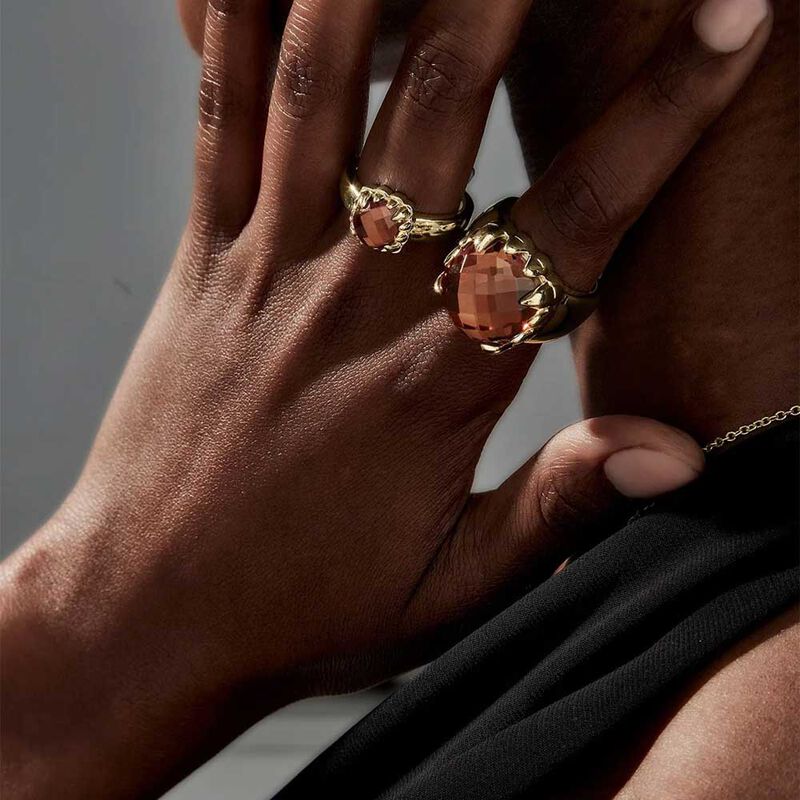Stolen Girlfriends Club Baby Claw Ring 18K Gold Plated image number 1